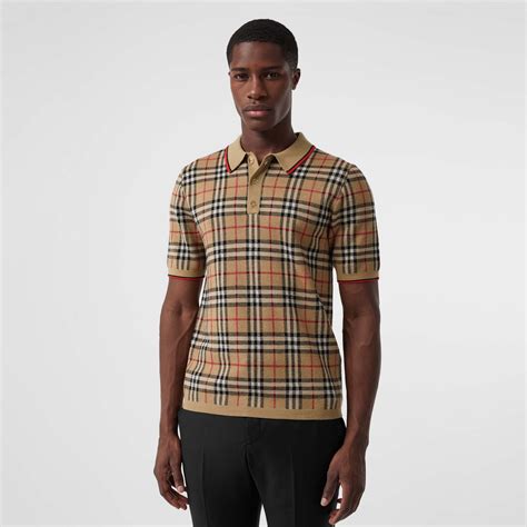 burberry polo herren beige|mr porter burberry polo shirts.